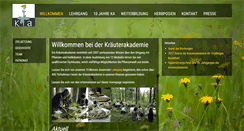 Desktop Screenshot of kraeuterakademie.ch